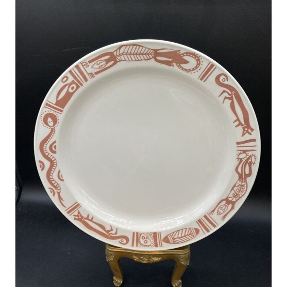 Mayer China Syracuse 12” Dinner Plate Charger Polynesian 1994 Tiki Snake